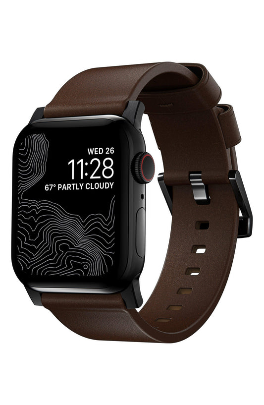 Leather Watch Strap For Apple Watch, 42mm, Brown