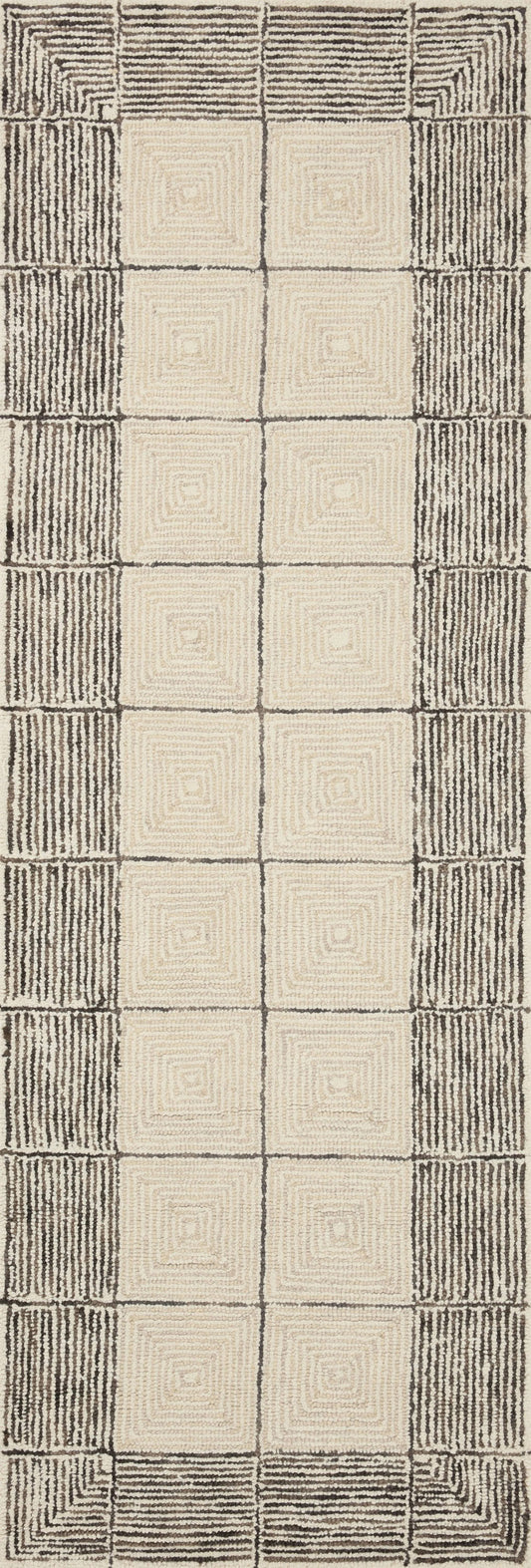 Loves Julia X Francis Fra-02 Cream Black Rug - 2 Ft X 5 Ft