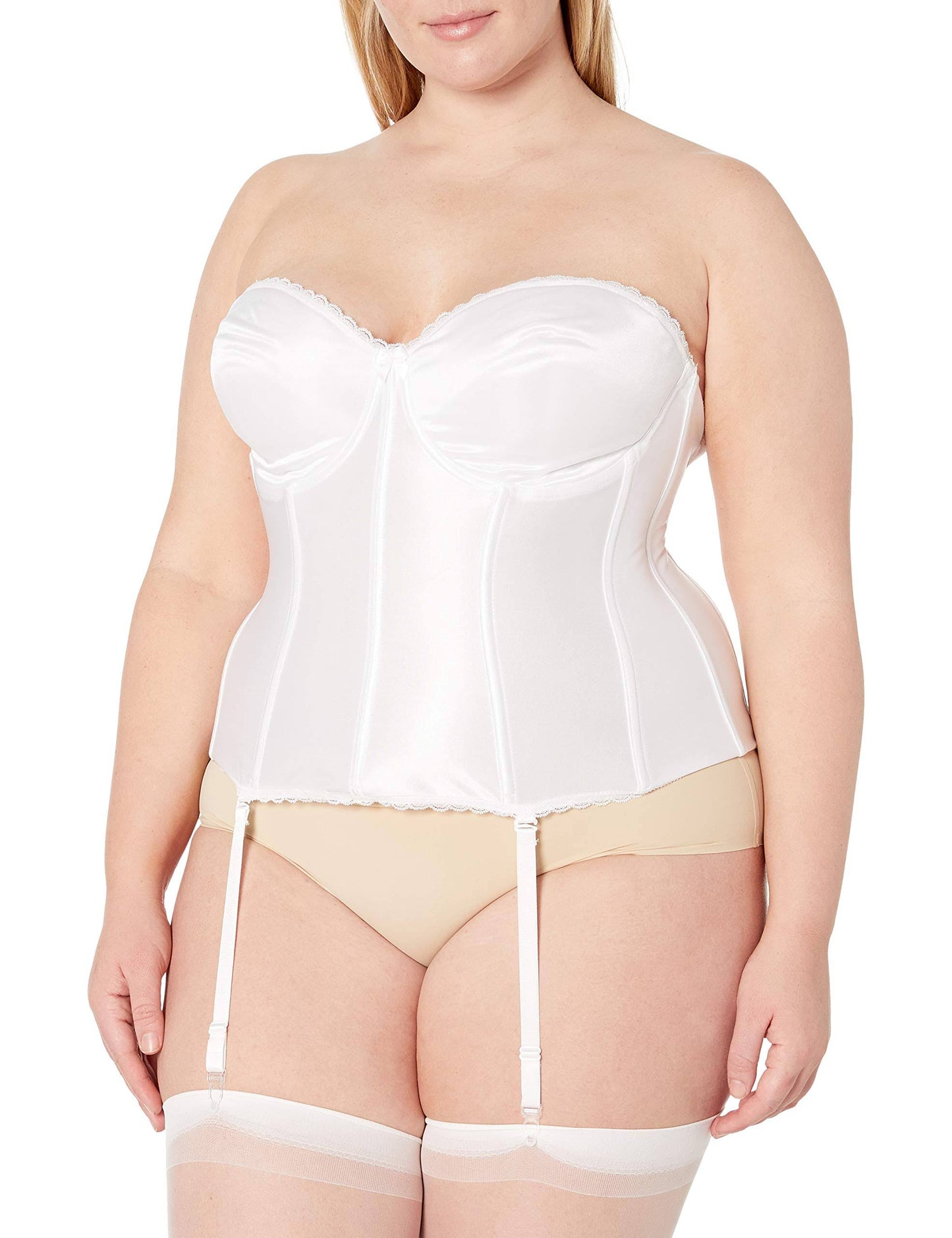 Longline Convertible Bustier - Womens - Ivory - 36ddd