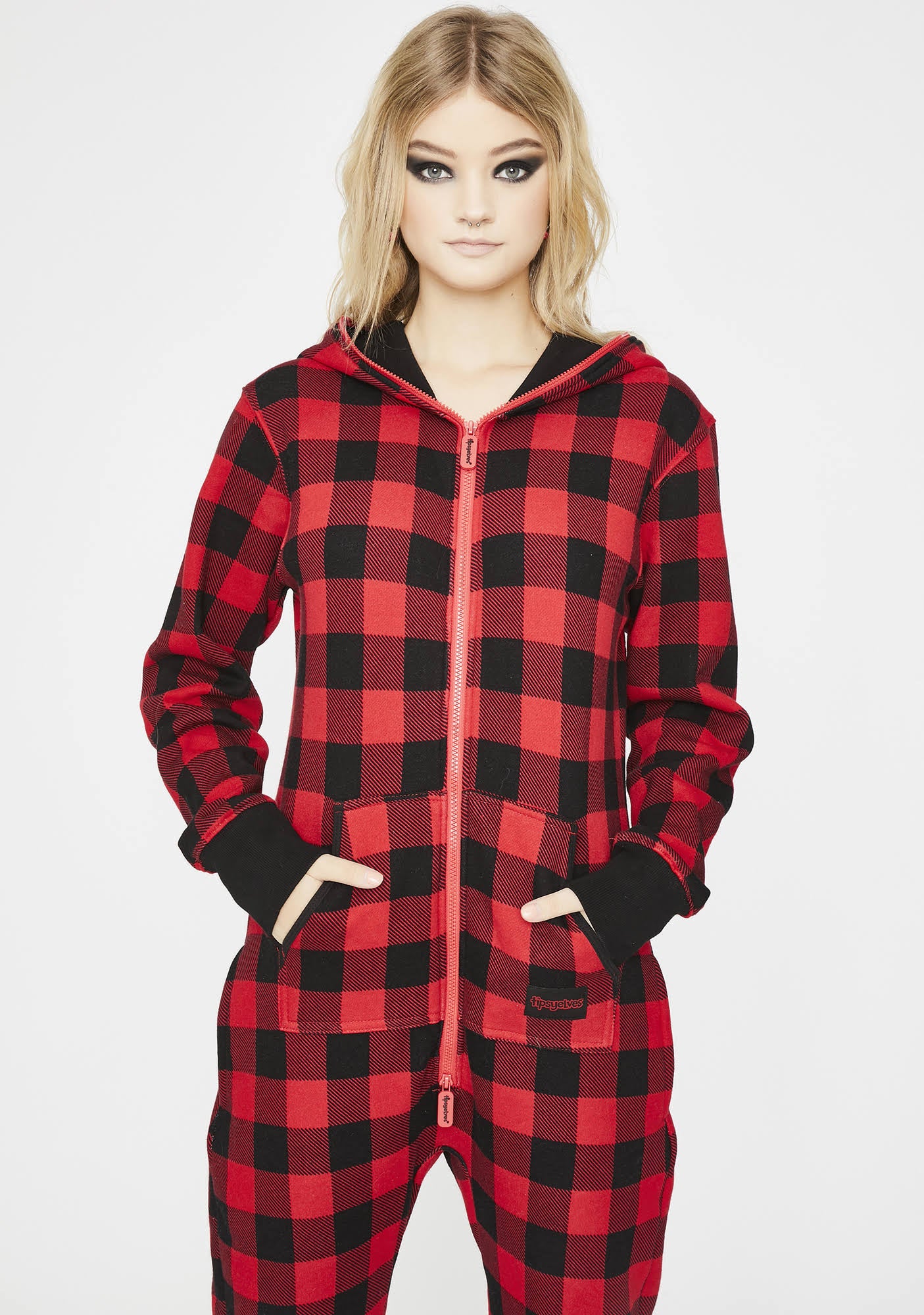 Lumber Jack Plaid Jumpsuit