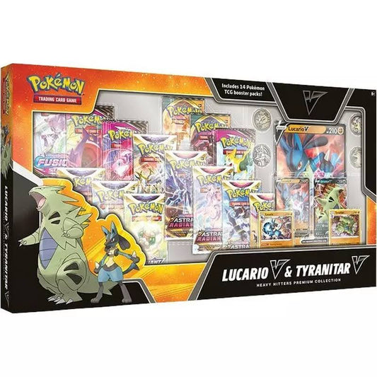 Lucario V & Tyranitar V Heavy Hitters Premium Collection