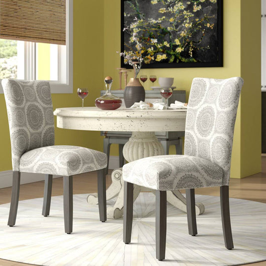 Longwood Upholstered Dining Chair (Set Of 2), Gray