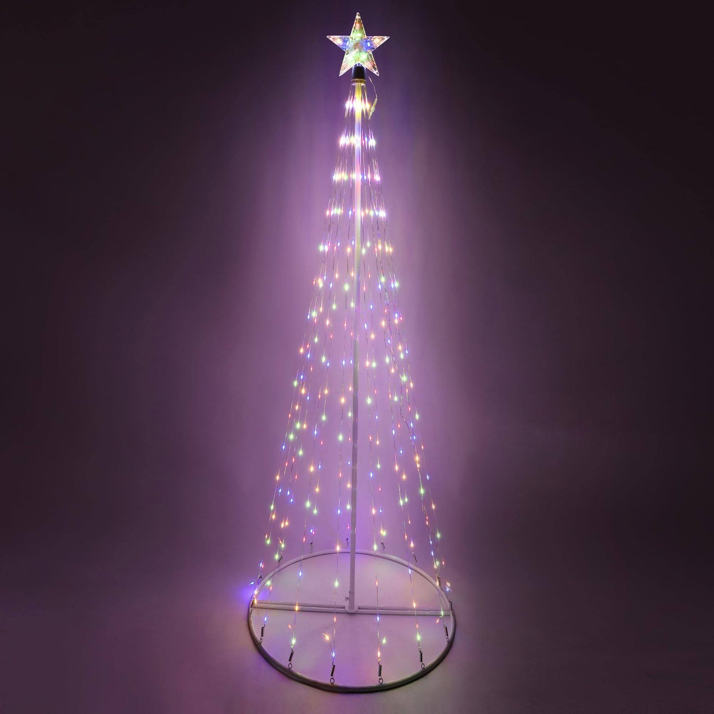 Led Christmas Cone Tree Decoration 6ft