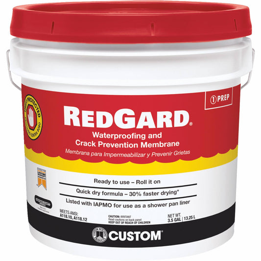 Lqwaf3 Redgard Waterproofing & Crack Prevention, 3.5 Gallon