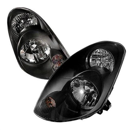 Lh-G3503jm-Ks: Infiniti G35 4 Door Crystal Housing Headlights Black