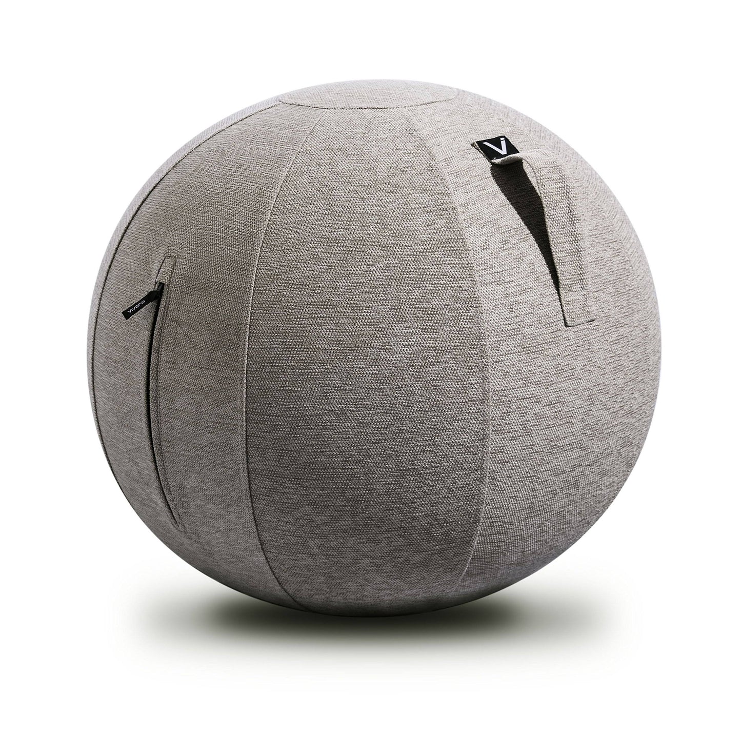 Luno Exercise Ball Chair, Chenille For Home Offices, Balance Training, Yoga Ball