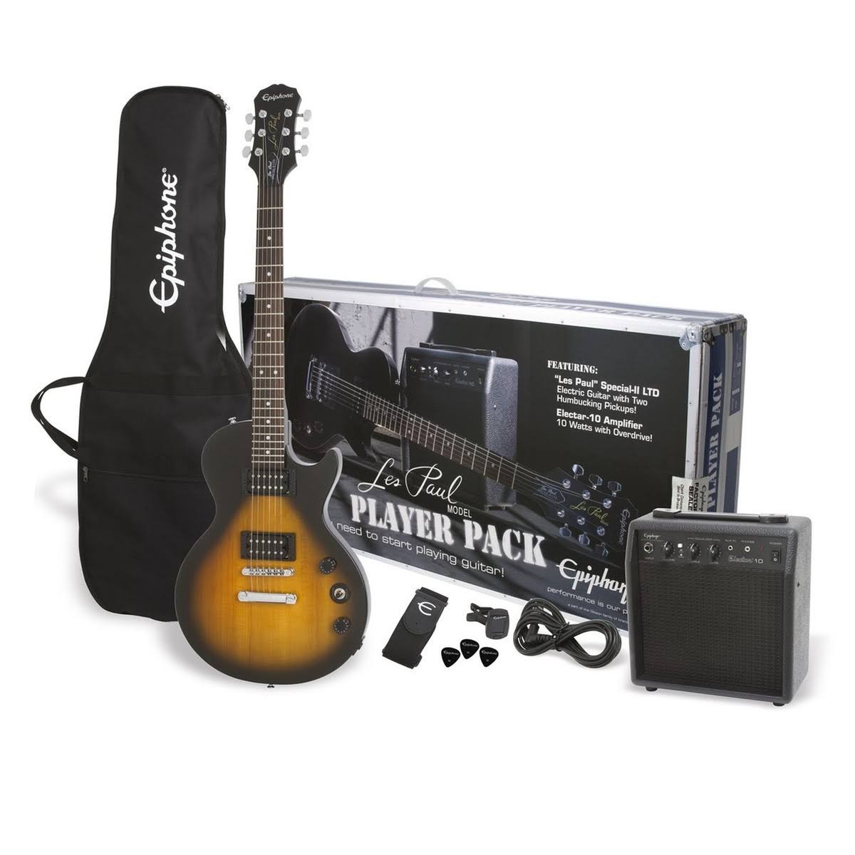 Les Paul Special Ii Player Electric Guitar Package, Vintage Sunburst