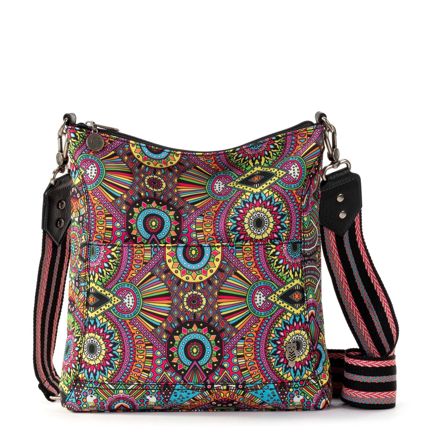 Lucia Crossbody Bag | Eco Twill - Rainbow Wanderlust