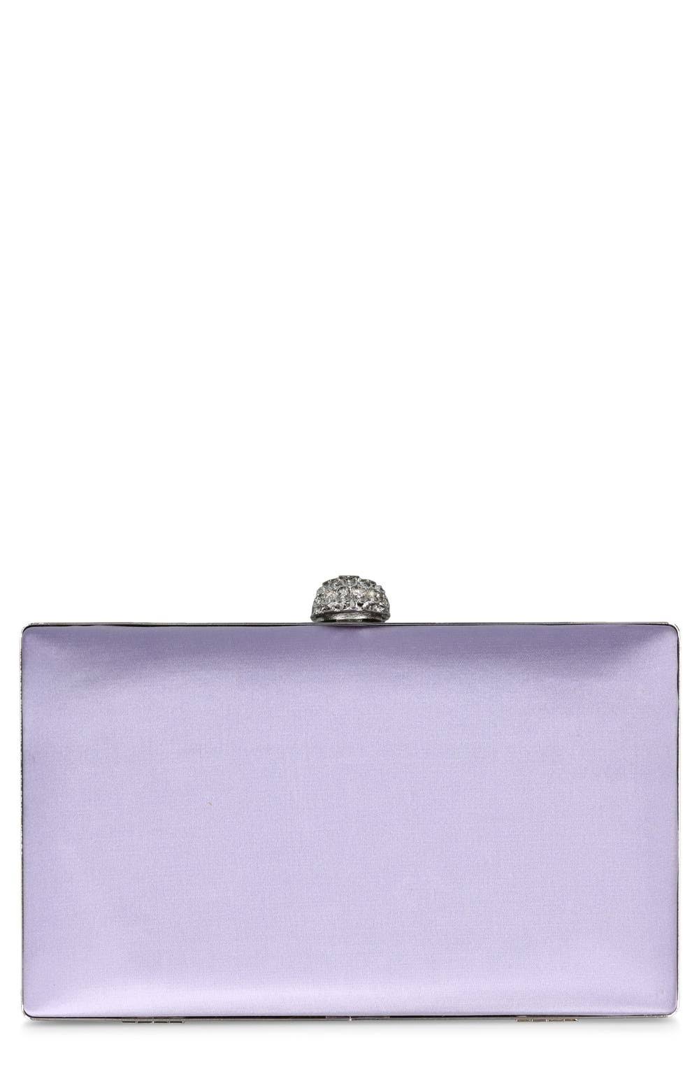 London Kensington Frame Clutch In Light/Pastel Purple