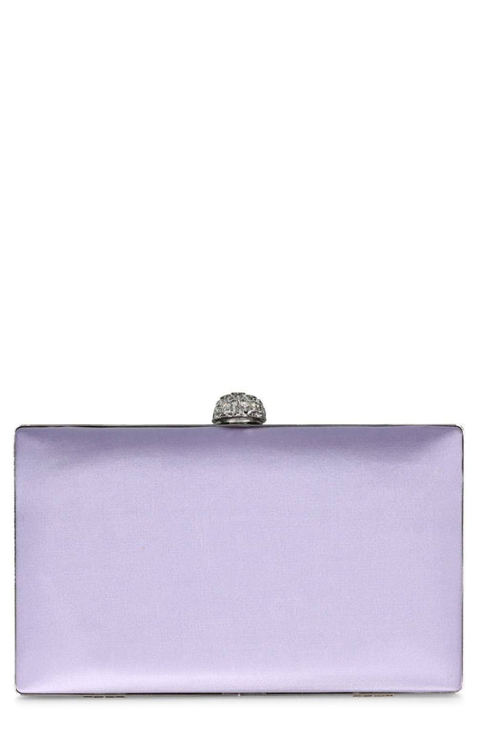 London Kensington Frame Clutch In Light/Pastel Purple