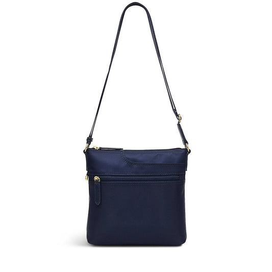 London Pocket Essentials - Responsible - Small Ziptop Crossbody - Blue - Small