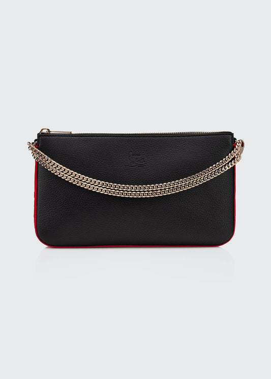 Loubila Leather Pouch In Black/Loubi