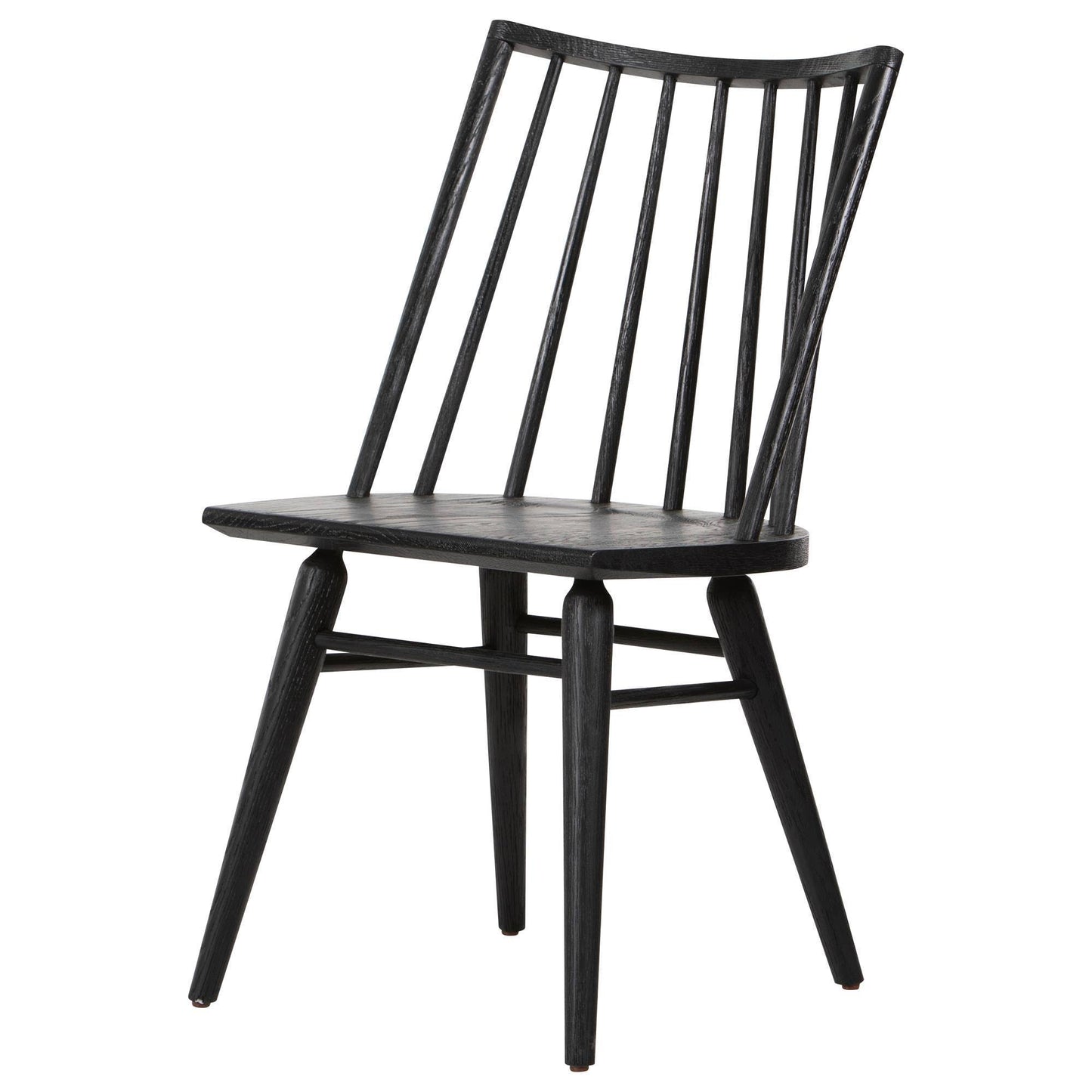 Lewis Windsor Back Dining Chair - Set Of 2, Size: Large, Black