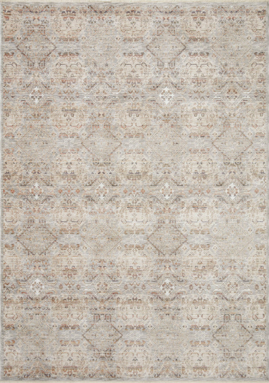 Lewis X Zuma Zum-05 2'7" X 10' Runner Area Rug - Silver