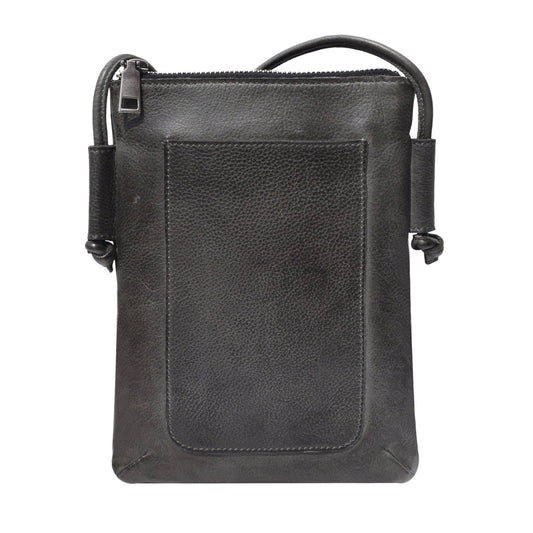 Leathers Miller Crossbody, Charcoal