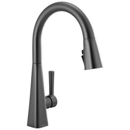 Lenta Single-Handle Pull-Down Kitchen Faucet 19802z Matte Black