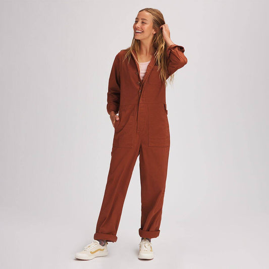 Long-Sleeve Jumpsuit - Women's Tortoise Shell, S