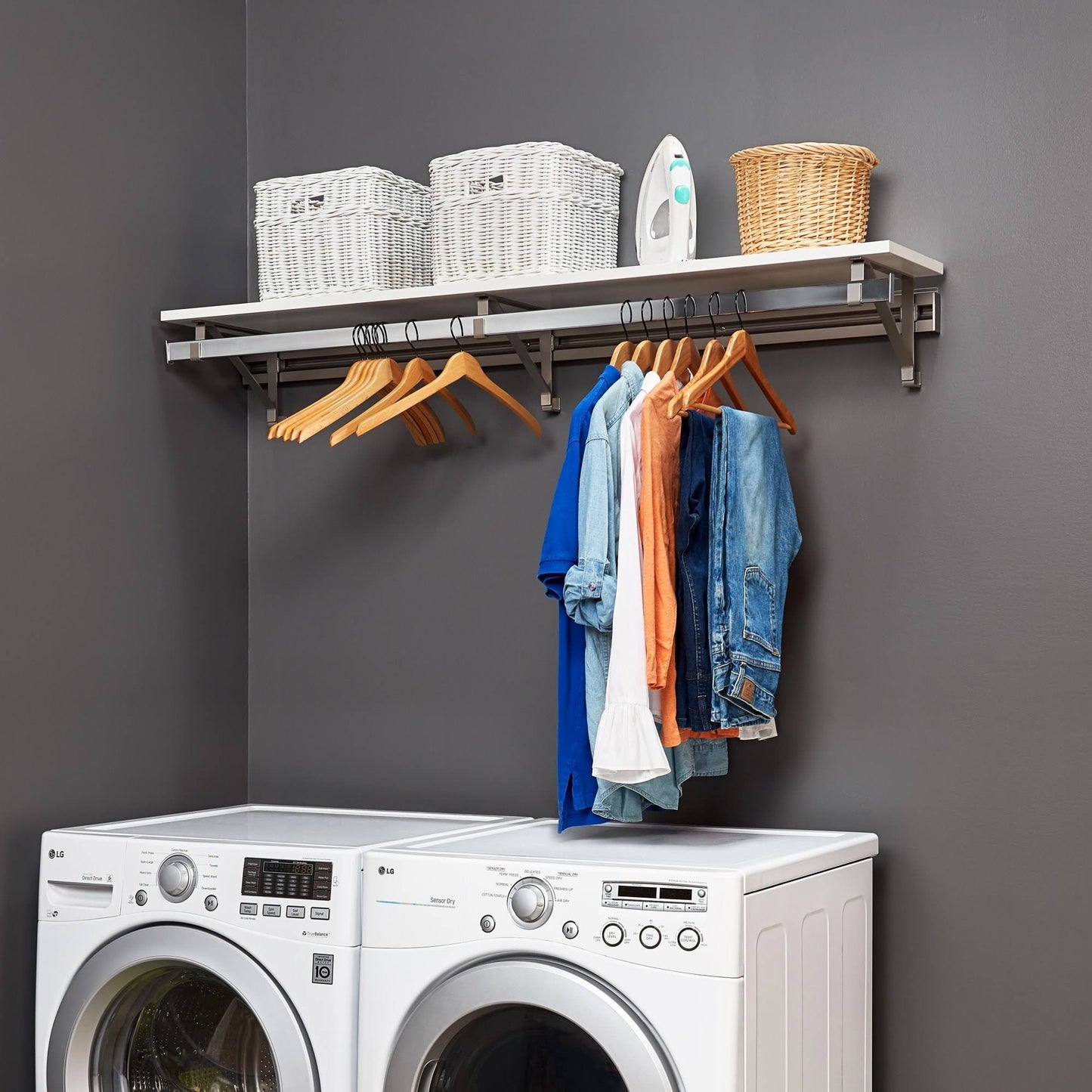 Lhs Finest Laundry Room Organizer System Kit - 52