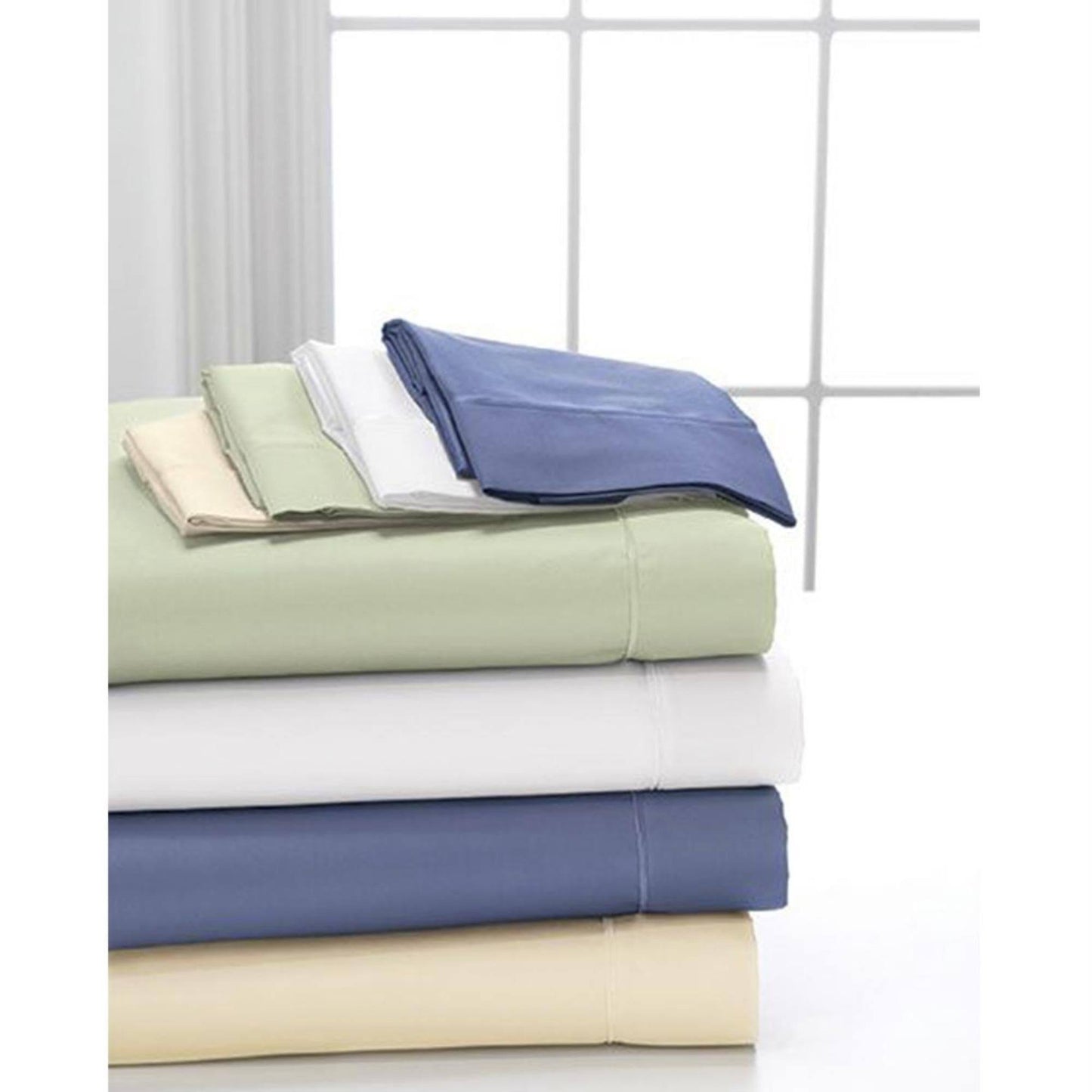 Long Staple Cotton Sheets Full / White