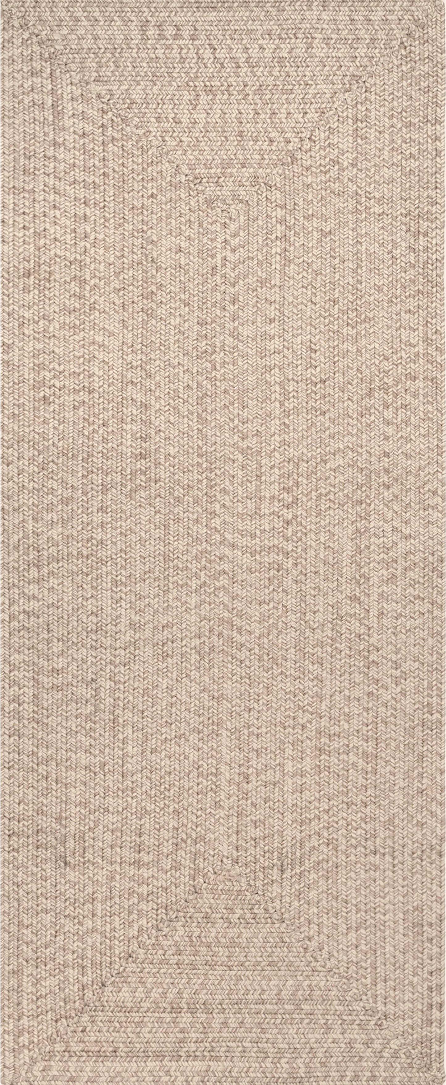 Lefebvre Braided Indoor/Outdoor Area Rug 5' X 8' Tan