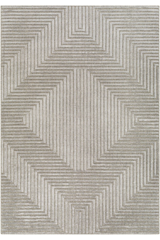 Light Slate/Gray Area Rug Rug Size: Rectangle 5'3" X 7'3"