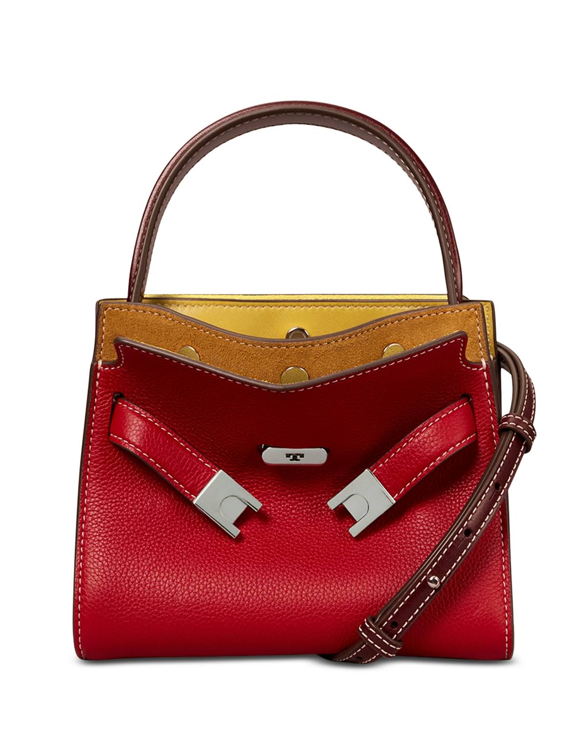 Lee Radziwill Pebbled Petite Double Bag