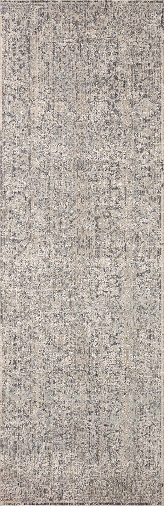 Lewis X 2'7" 12'0" Stone/Mist Alie Ale-01 Runner Area Rug