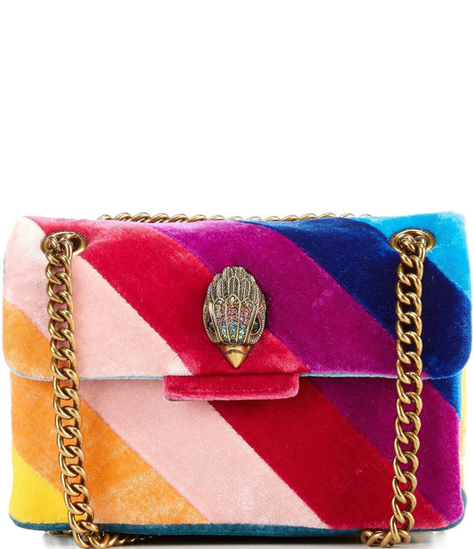 London Mini Kensington Velvet Crossbody Bag - Multi