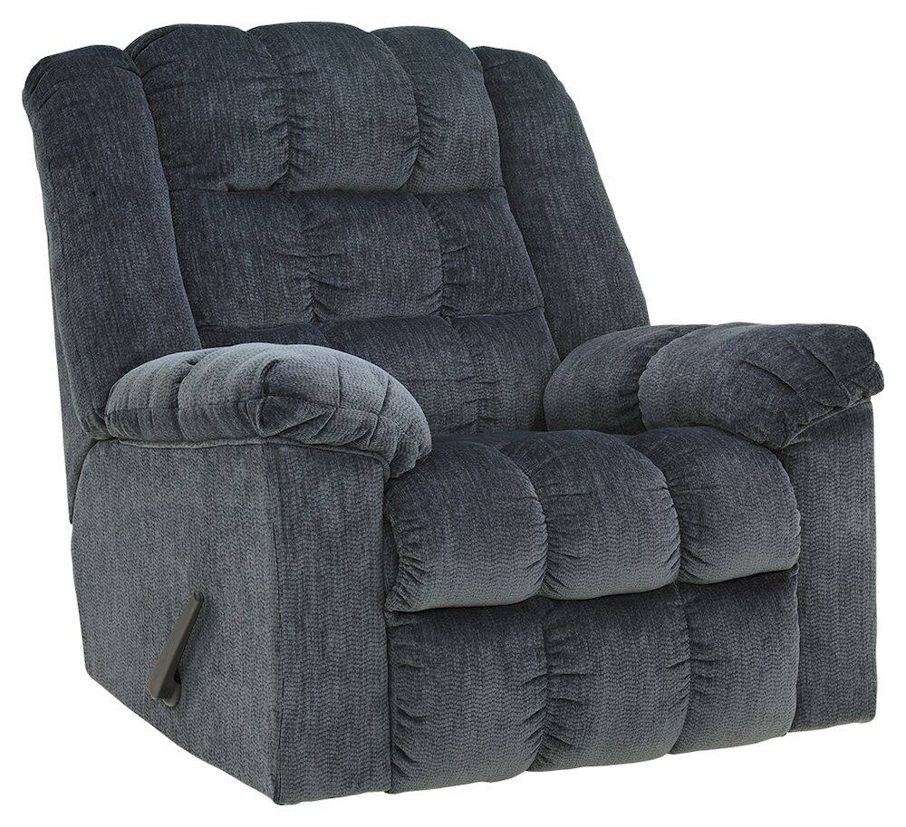 Ludden - Blue - Rocker Recliner