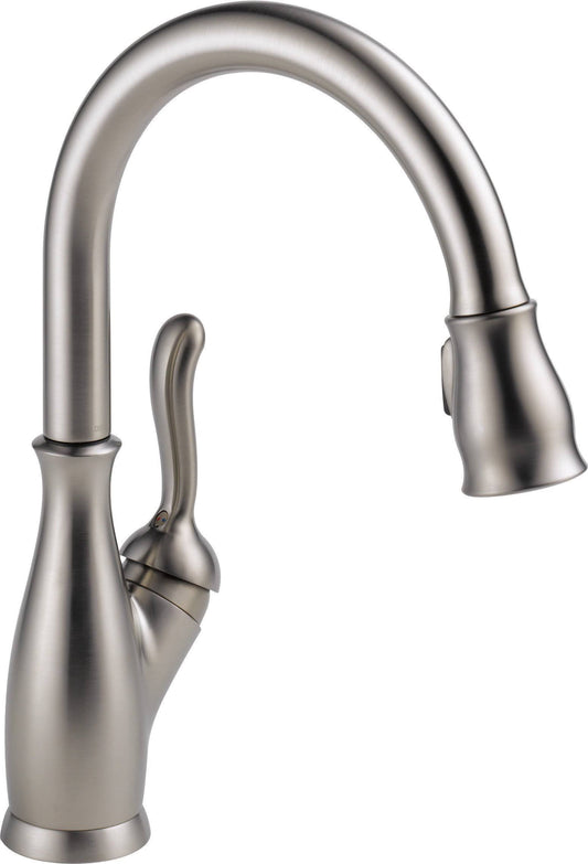 Leland Single Handle Pull-Down Kitchen Faucet, Spotshield Stainless - 9178-Sp-Dst