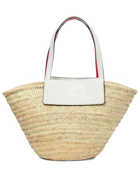 Loubishore Straw & Leather Tote