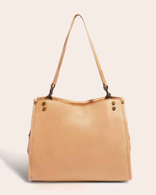 Lenox Triple Entry Satchel ,Cafe Latte