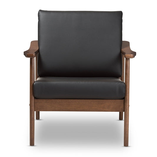 Lounge Chair By Baxton Studio - Black