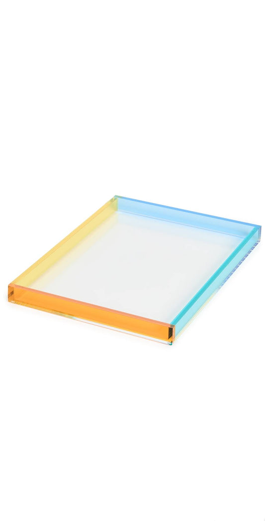 Lucite Serving Tray Clear