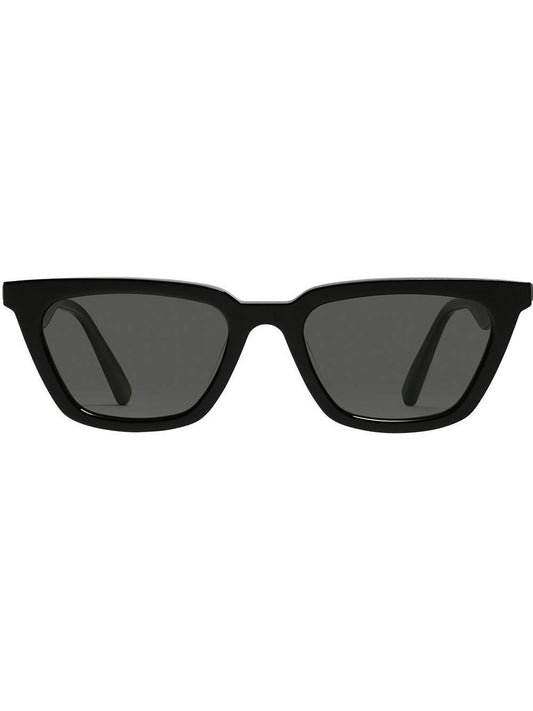 Loti Cat-Eye Sunglasses - Black Acetate - Uv Protected Zeiss Lenses - Unisex