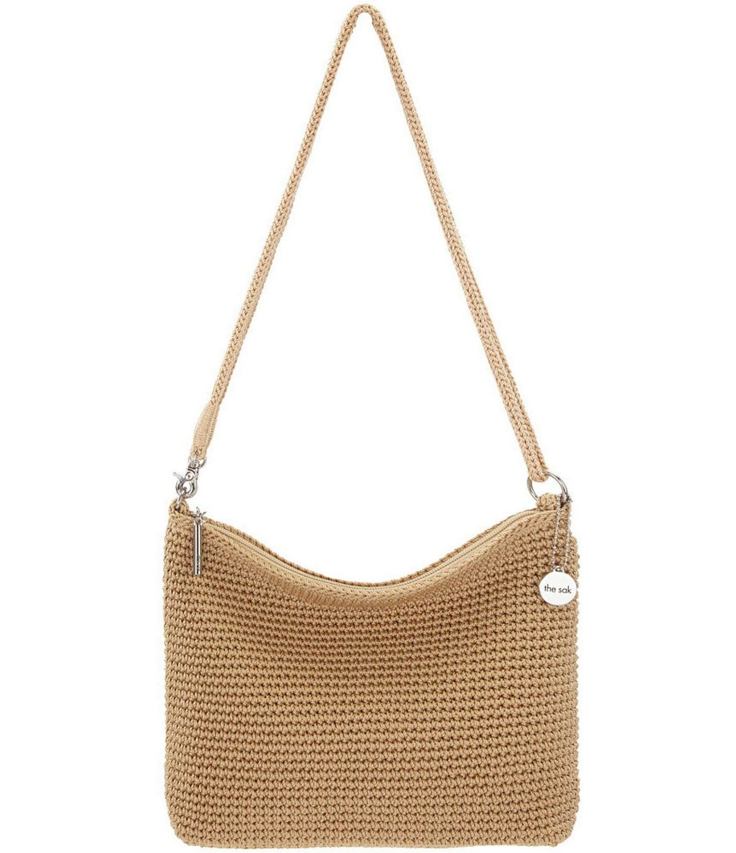 Lumi Crochet Crossbody Bag - Denim