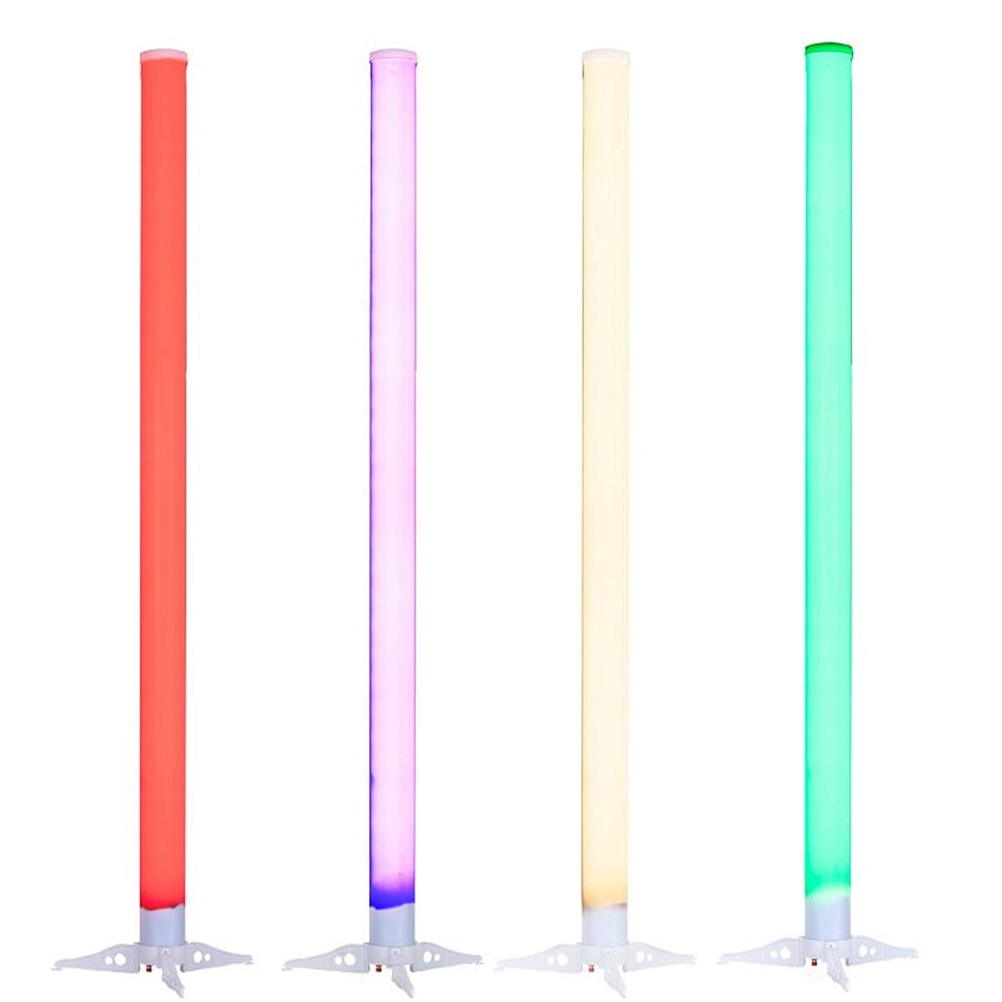 Led Bp Tubes 4 Pak; 4 Led Battery Powered