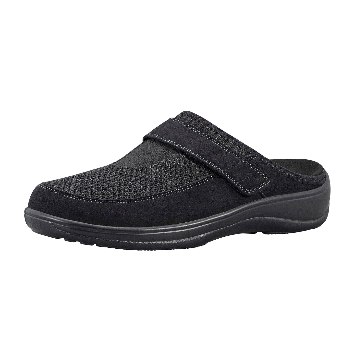 Louise Stretch Knit Women's Slippers Stretch Black - 6.5 Medium