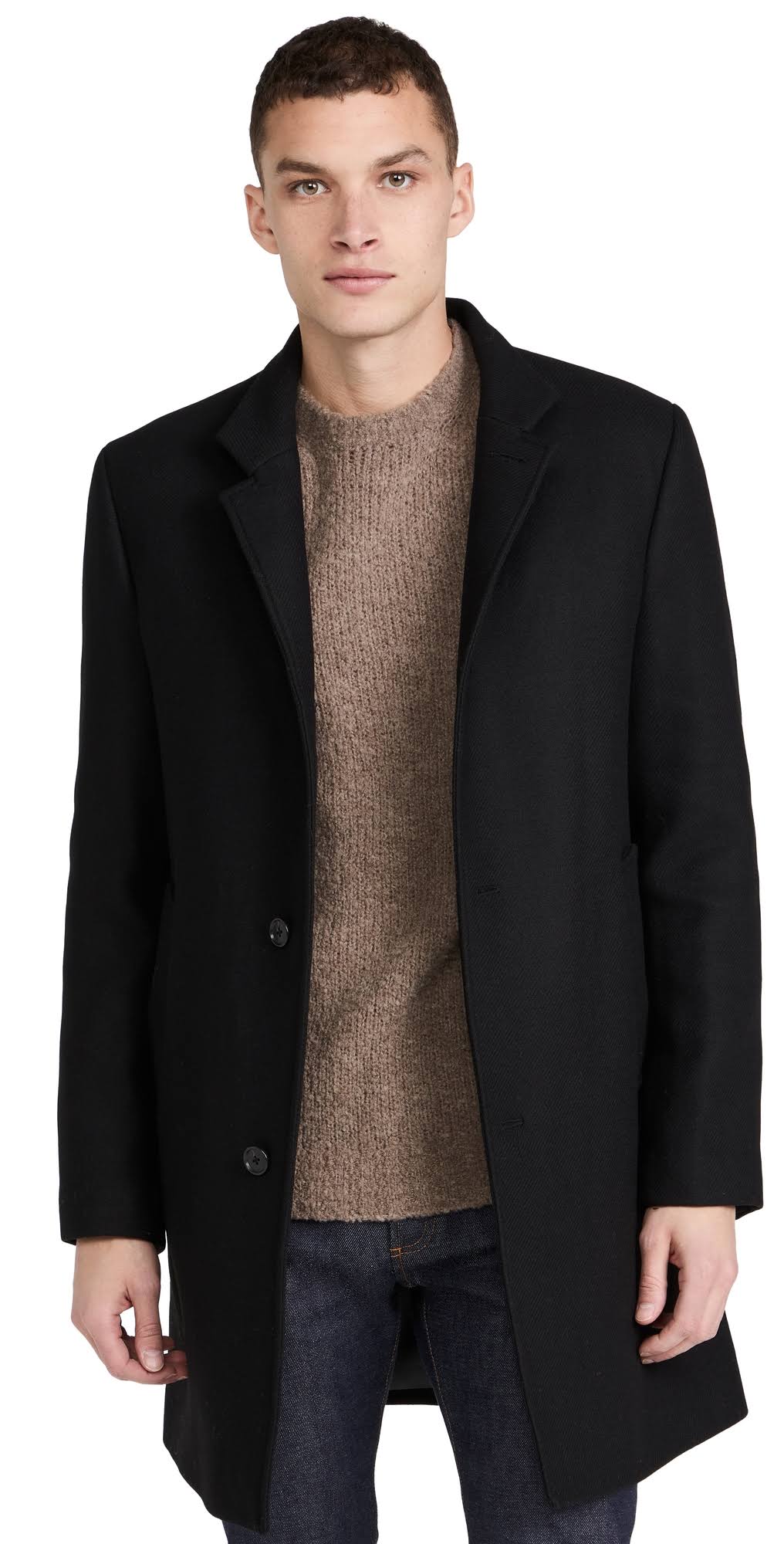 Loukas Funnel Neck Coat