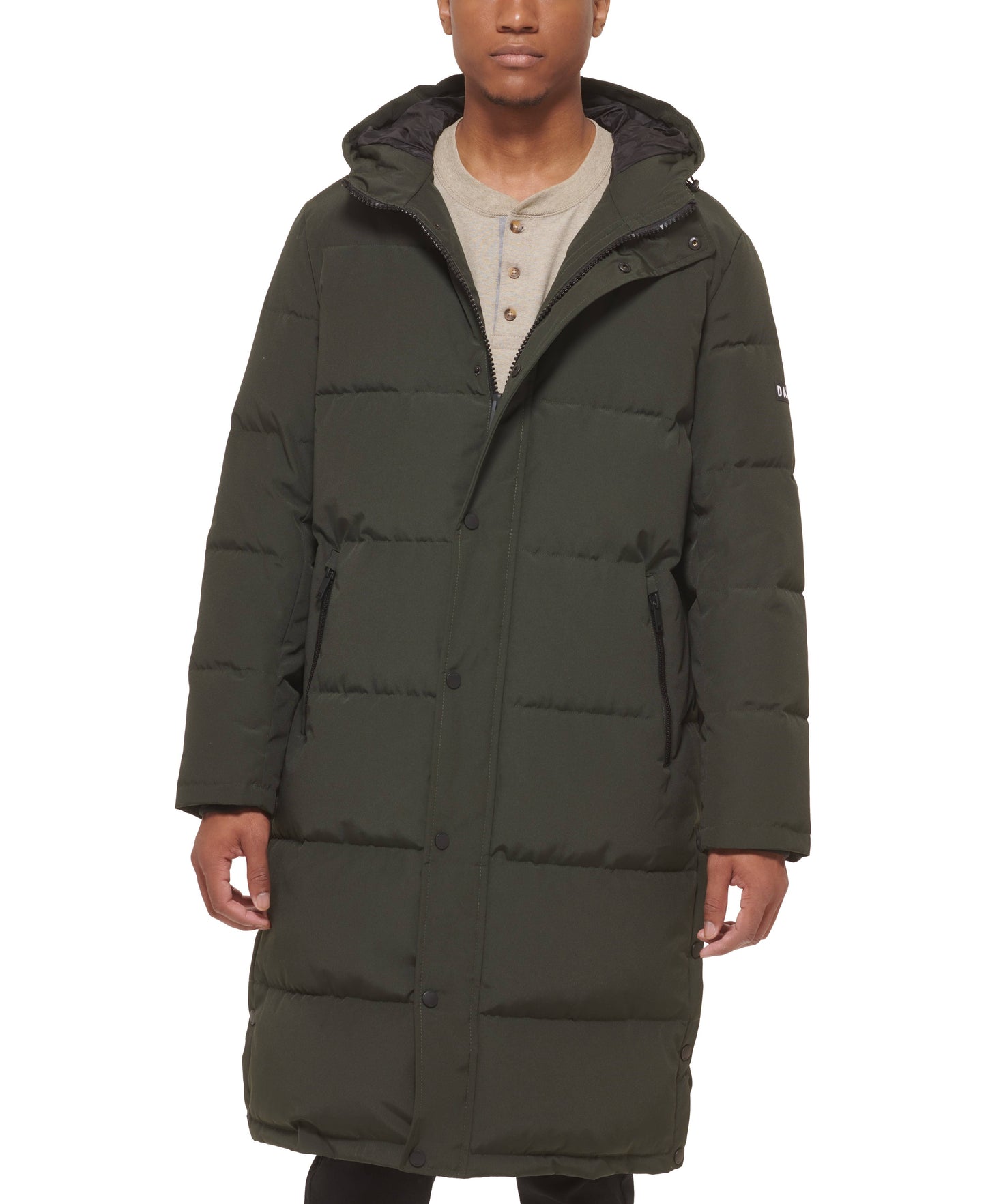 Long Hooded Parka Men's Jacket, Created For Macy's - Black