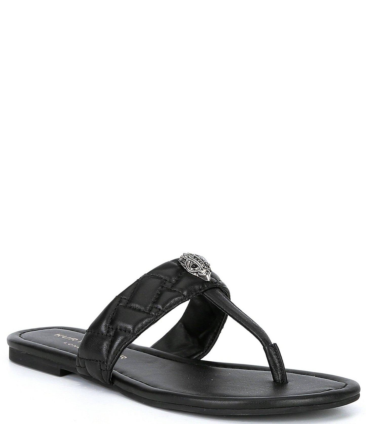 London Women's Kensington T-Strap Sandals - Black - Size 5.5