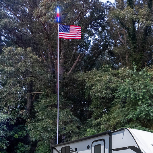 Led Whips Flagpole Kit And Camp Locator With Bluetooth Control