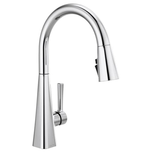 Lenta Single-Handle Pull-Down Kitchen Faucet 19802z Chrome