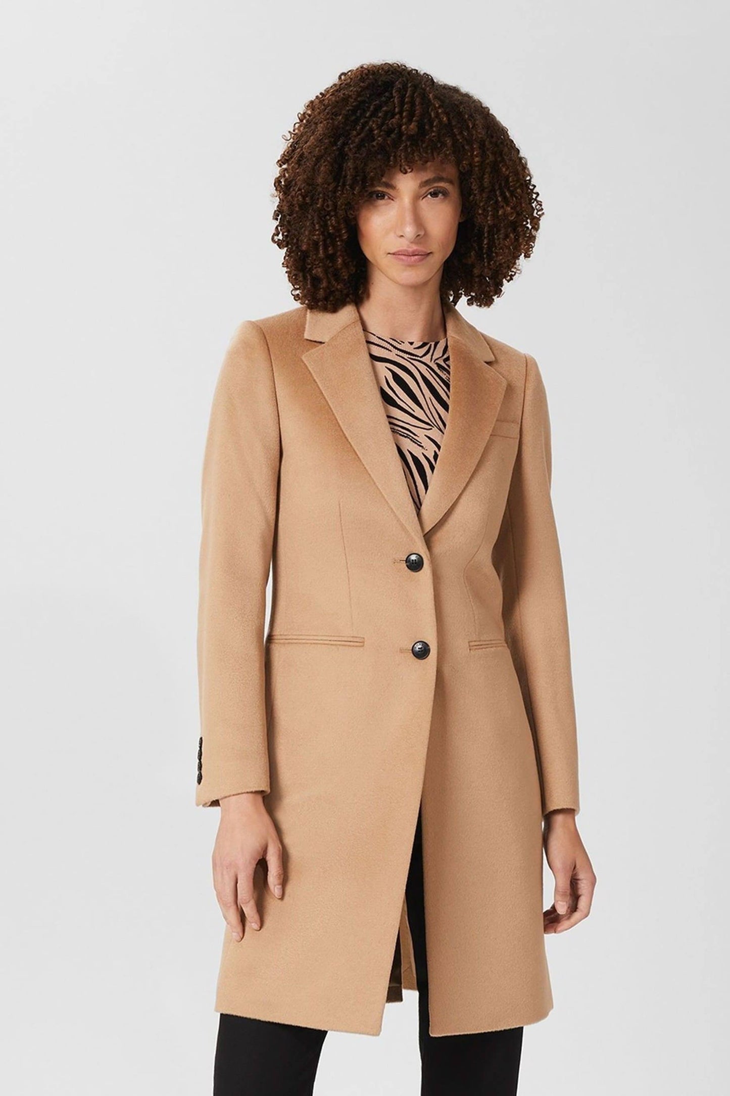 London Women's Tilda Coat - Tan/Beige - Size 8 Uk/4 Us - Classic Camel