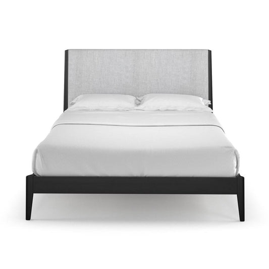 Low Profile Platform Bed Color: Black, Size: Full