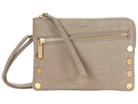 Los Angeles Nash 2 Small Clutch In Grey Natural