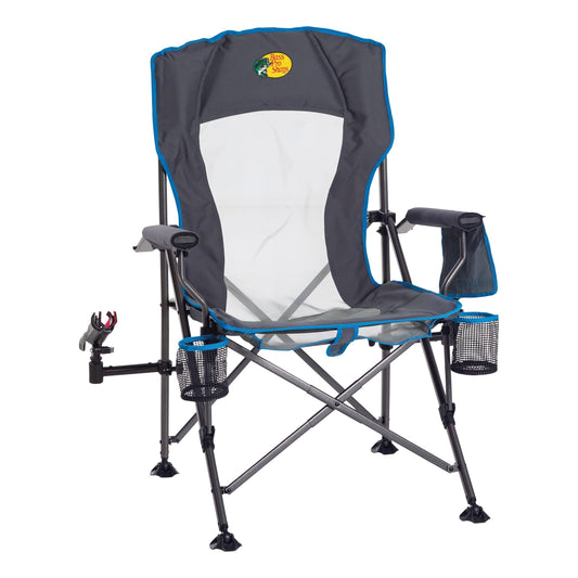 Lunker Lounger Fishing Chair - Gray/Blue