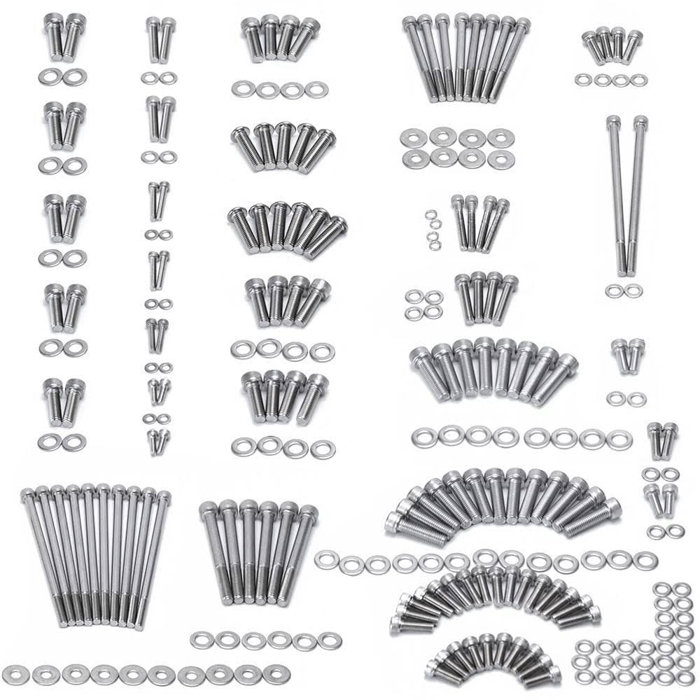 Ls Ls1 Ls6 Stainless Steel Engine Bolt Kit Bolts Gaskets Fasteners Kit Relacement For Feb-98 Camaro Firebird 4 Gto