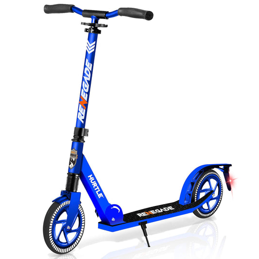 Lightweight And Foldable Kick Scooter - Adjustable Scooter For Teens And Adult Alloy Deck With High Impact Wheels Real