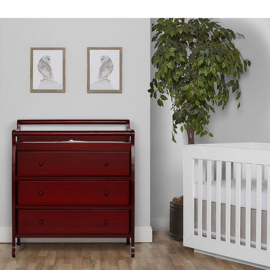 Liberty 3 Drawer Changing Table - Cherry